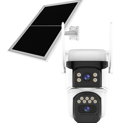 VSTARCAM smart ηλιακή κάμερα CB621DR, dual lens, 3MP, WiFi, SD, PTZ, IP66