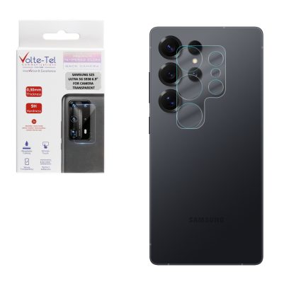 VOLTE-TEL TEMPERED GLASS SAMSUNG S25 ULTRA 5G S938 6.9" 9H 0.25mm 3D CURVED FOR CAMERA TRANSPARENT