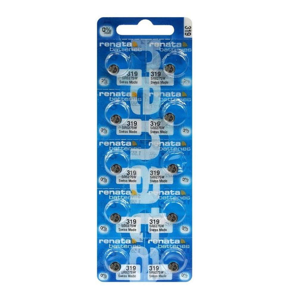 RENATA ΜΠΑΤΑΡΙΕΣ ΡΟΛΟΓΙΟΥ 319/SR527/SR64 1.55V SILVER OXIDE 1 ΤΕΜ. 10/BLISTER