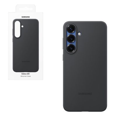 ΘΗΚΗ SAMSUNG S25 PLUS 5G S936 SILICONE CASE EF-PS936CBEGWW BLACK PACKING OR