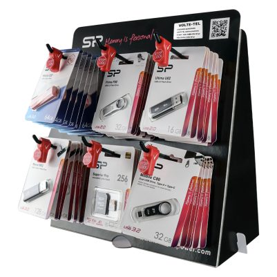 SILICON POWER STAND ΠΡΟΒΟΛΗΣ ΕΠΙΤΡΑΠΕΖΙΟ 6 ΘΕΣΕΩΝ ΑΠΟ 42 ΕΩΣ 54 ΤΕΜΑΧΙΑ
