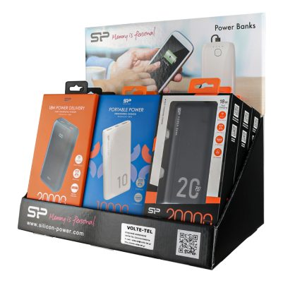 SILICON POWER STAND ΠΡΟΒΟΛΗΣ POWERBANKS ΕΠΙΤΡΑΠΕΖΙΟ 10 ΤΕΜΑΧΙΩΝ