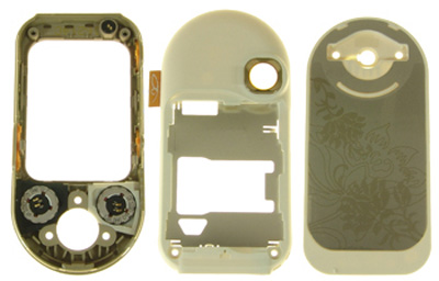 NOKIA 7370 GOLD-CREAM ΕΠΕΝΔΥΣΗ FULL SET 3 pcs  3P OR
