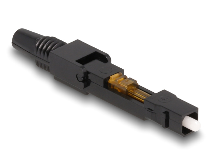 DELOCK σύνδεσμος οπτικής ίνας SC Simplex 87989, μαύρος - Image 3