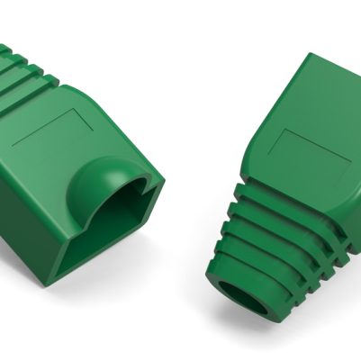 POWERTECH κάλυμμα για βύσμα δικτύου RJ45 CAB-N285 πράσινο, 10τμχ
