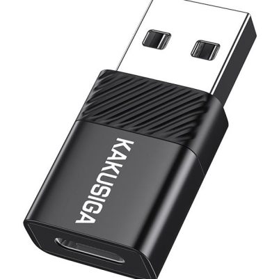 KAKUSIGA αντάπτορας USB-C σε USB KSC-1407, 480Mbps, 60W, μαύρος