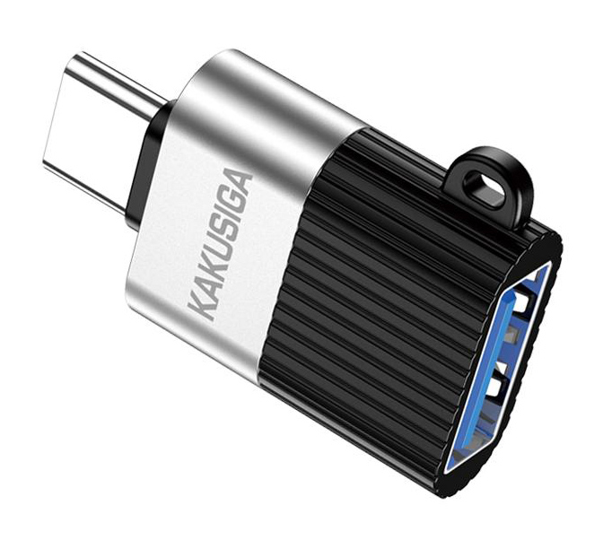 KAKUSIGA αντάπτορας USB-C σε USB KSC-1420, 5Gbps, 18W, γκρι - Image 3