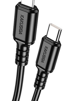 KAKUSIGA καλώδιο Lightning σε USB-C KSC-982, 20W, 480Mbps, 1m, μαύρο