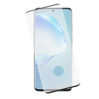 IDOL 1991 TEMPERED GLASS SAMSUNG S20 ULTRA G988 6.9" 9H 0.25mm 3D EDGE GLUE SEMI CURVED FINGER UNLOCK BLACK