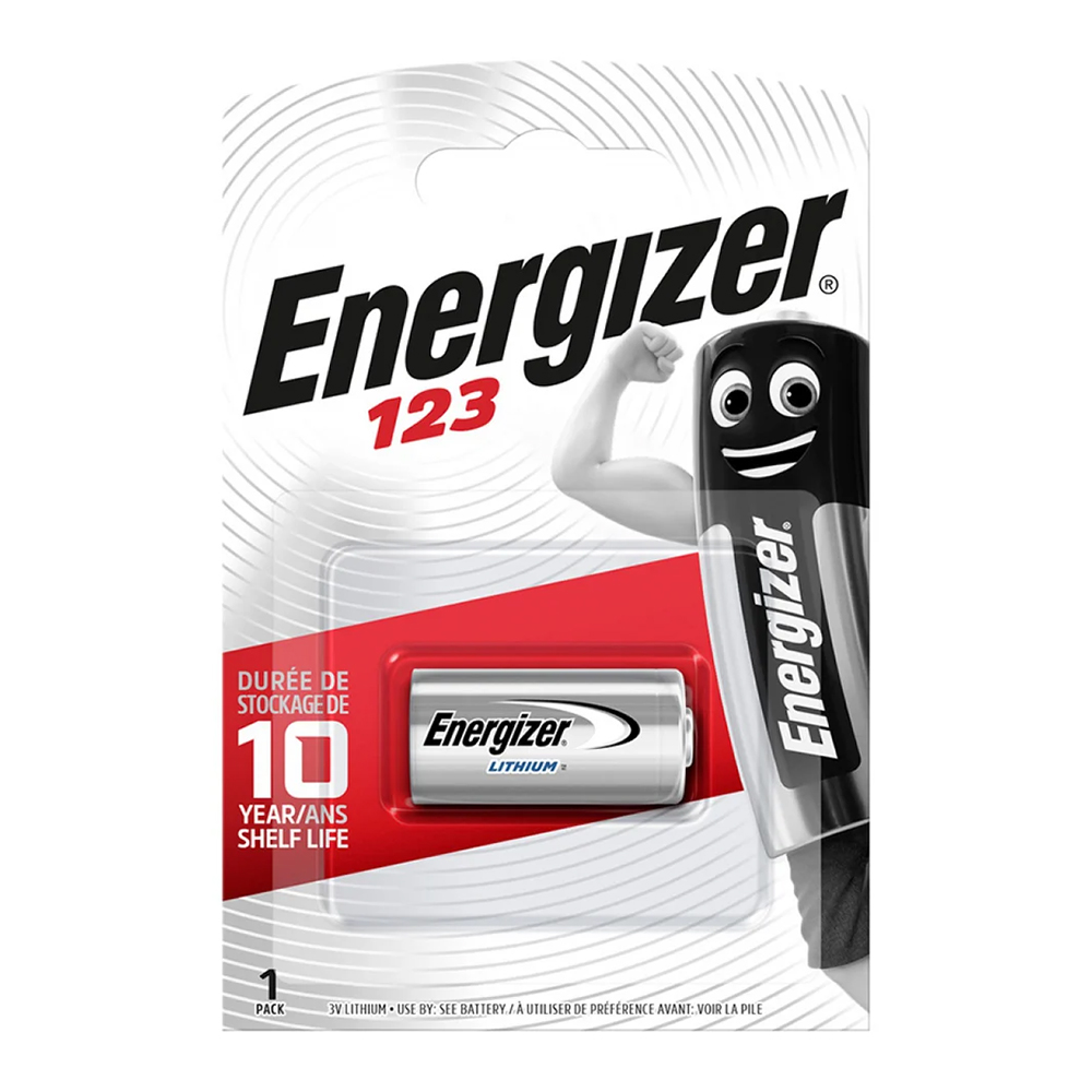 ENERGIZER ΜΠΑΤΑΡΙΕΣ ΦΩΤΟΓΡΑΦΙΚΗΣ ΛΙΘΙΟΥ CR123 1500mAh 3V Li-ion 1/BLISTER