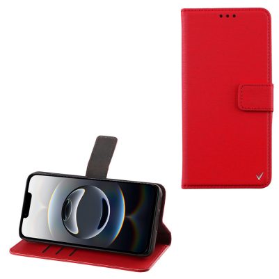 VOLTE-TEL ΘΗΚΗ IPHONE 16E 6.1" ALLURE MAGNET BOOK STAND CLIP RED