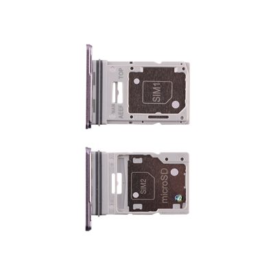 SAMSUNG A55 5G A556 DUAL SIM CARD HOLDER VIOLET GH98-48039C ORIGINAL SERVICE PACK