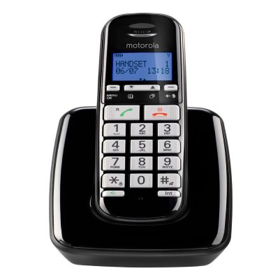 ΑΣΥΡΜΑΤΟ ΤΗΛΕΦΩΝΟ MOTOROLA S3001 ΜΕ ΜΕΓΑΛΑ ΠΛΗΚΤΡΑ ΑΝΟΙΧΤΗ ΑΚΡΟΑΣΗ ΜΑΥΡΟ GR