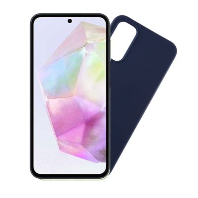 VOLTE-TEL ΘΗΚΗ SAMSUNG A35 5G A356 6.6" SILICON TPU CAMERA GUARD BLUE