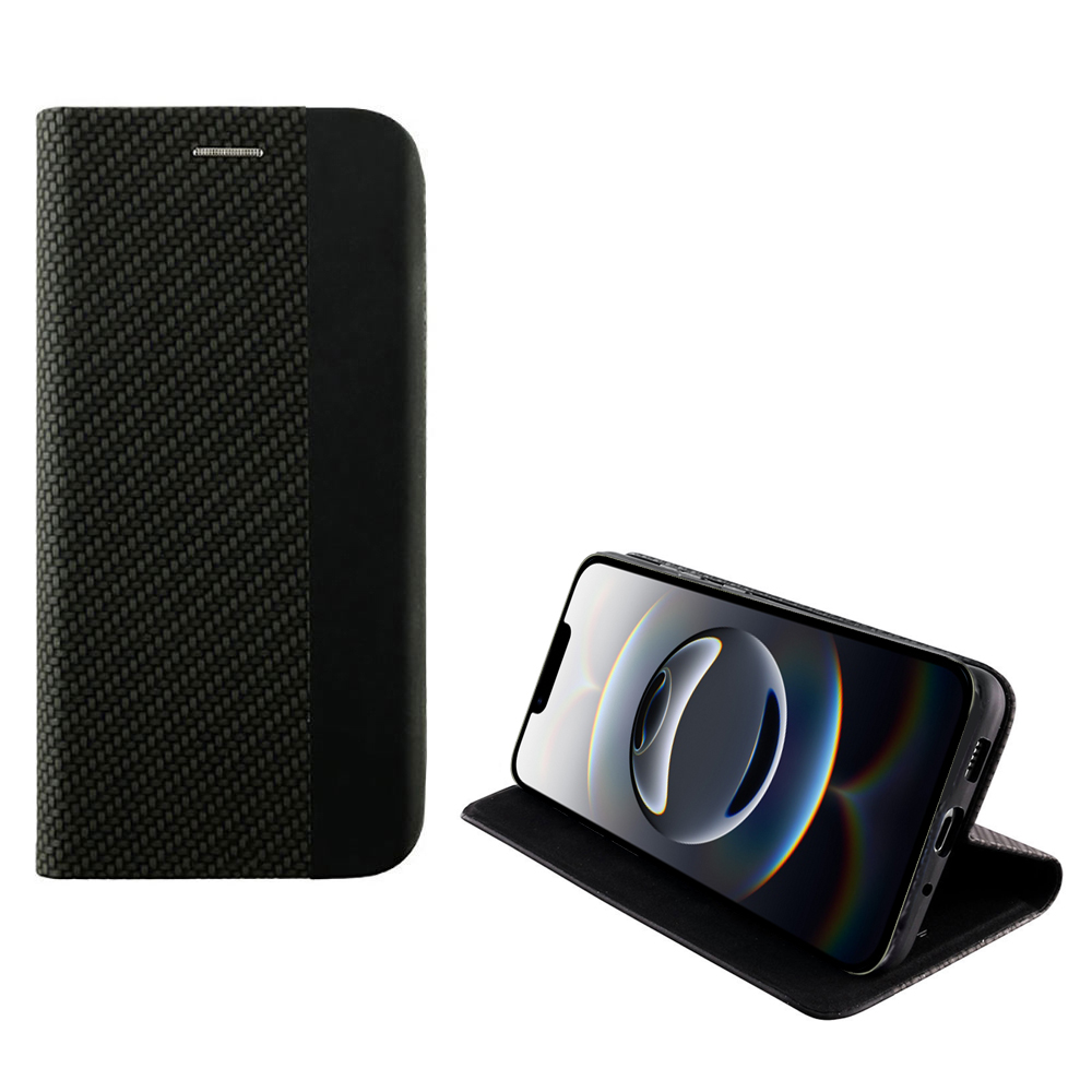 IDOL 1991 ΘΗΚΗ IPHONE 16E 6.1" ELITE ANTI-RFID BOOK STAND BLACK