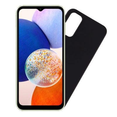 VOLTE-TEL ΘΗΚΗ SAMSUNG A14 4G A145/A14 5G A146 6.6" SILICON TPU CAMERA GUARD BLACK
