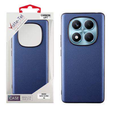 VOLTE-TEL ΘΗΚΗ XIAOMI REDMI NOTE 14 PRO 4G 6.67" CARBON LIFT CAMERA GUARD BLUE