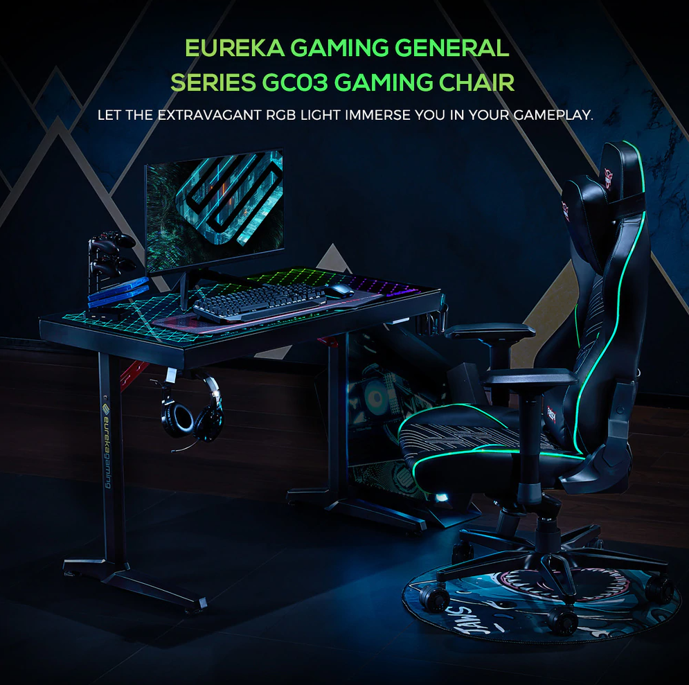 Gaming Καρέκλα - Eureka Ergonomic® ERK-YYK-GC-03 - Image 2