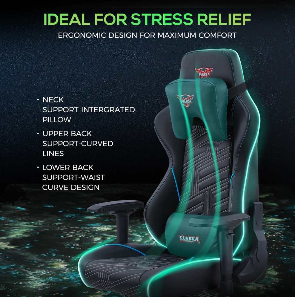 Gaming Καρέκλα - Eureka Ergonomic® ERK-YYK-GC-03 - Image 3