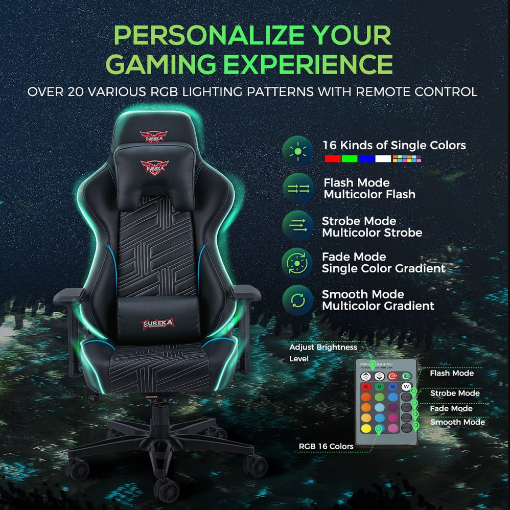Gaming Καρέκλα - Eureka Ergonomic® ERK-YYK-GC-03 - Image 4