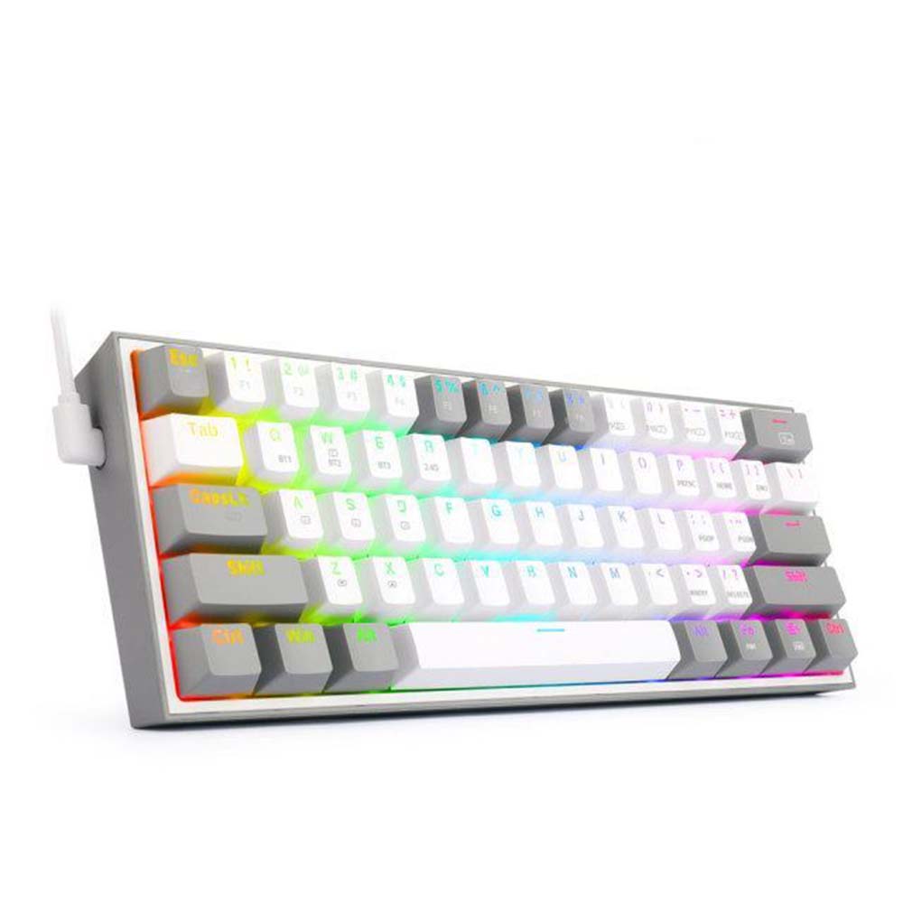 Gaming πληκτρολόγιο - Redragon K617 Fizz (White/Grey) - Image 11