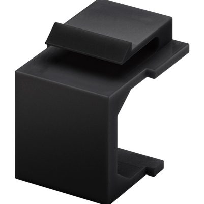 GOOBAY κάλυμμα προστασίας για θύρα Keystone 79990, μαύρο, 4τμχ