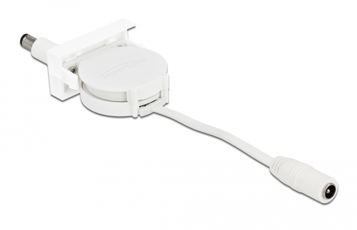 DELOCK module καλώδιο τροφοδοσίας Easy 45 81377, ανασυρόμενο 50cm, λευκό - Image 3