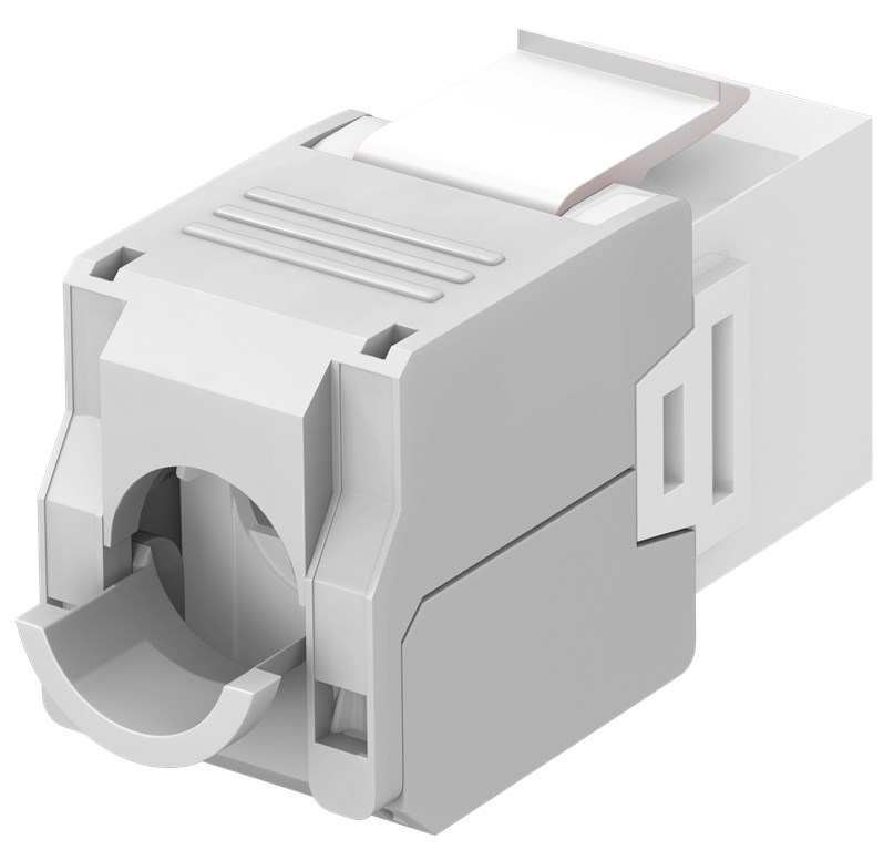 GOOBAY Keystone module RJ45 CAT 6A 90867, UTP, λευκό - Image 3