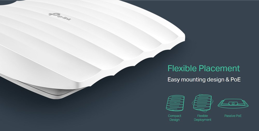 TP-LINK 300Mbps Wireless N Ceiling Mount Access Point EAP110, Ver. 4.0 - Image 2