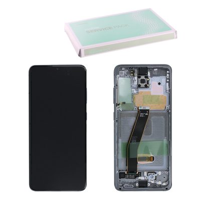 SAMSUNG A34 A346 ΟΘΟΝΗ+TOUCH SCREEN + LENS + FRAME GH82-31201C LIME ORIGINAL SERVICE PACK