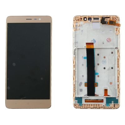 XIAOMI REDMI NOTE 3 ΟΘΟΝΗ + TOUCH SCREEN + LENS + FRAME GOLD REF.OR