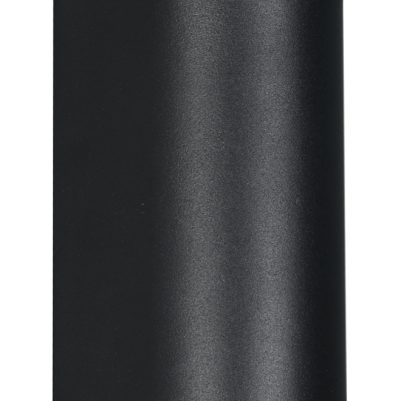 POWERTECH φωτιστικό τοίχου HLL-0188 για 2x GU10 λάμπες, μεταλλικό, IP65, μαύρο
