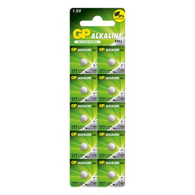 GP ΜΠΑΤΑΡΙΕΣ ΡΟΛΟΓΙΟΥ 177/LR66/LR626/SR626/377/G4/SR66/AG4 1.5V ALKALINE 1 ΤΕΜ. 10/BLISTER