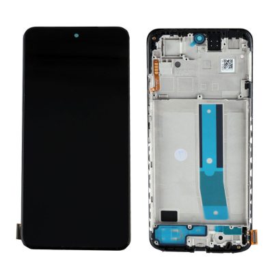 XIAOMI REDMI NOTE 11 NFC/POCO M4 PRO 4G ΟΘΟΝΗ + TOUCH SCREEN + LENS +FRAME INCELL BLACK
