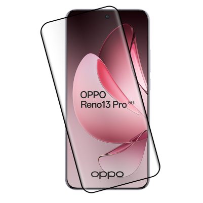 IDOL 1991 TEMPERED GLASS OPPO RENO13 PRO 5G 6.83" 9H 0.30mm 3D EDGE GLUE SEMI CURVED FINGER UNLOCK BLACK