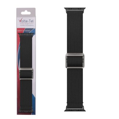 VOLTE-TEL ΛΟΥΡΑΚΙ ΡΟΛΟΓΙΟΥ ΣΥΜΒΑΤΟ ΜΕ APPLE WATCH 42/44/45/46/49mm LITE FIT BLACK VT103