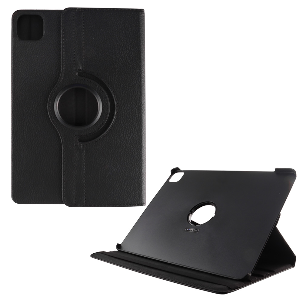 VOLTE-TEL ΘΗΚΗ IPAD PRO 11 2024 11.0" LEATHER BOOK ROTATING STAND BLACK