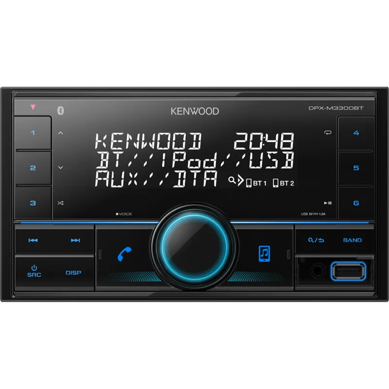 KENWOOD 2DIN RADIO-USB/BT DPXM3300BT