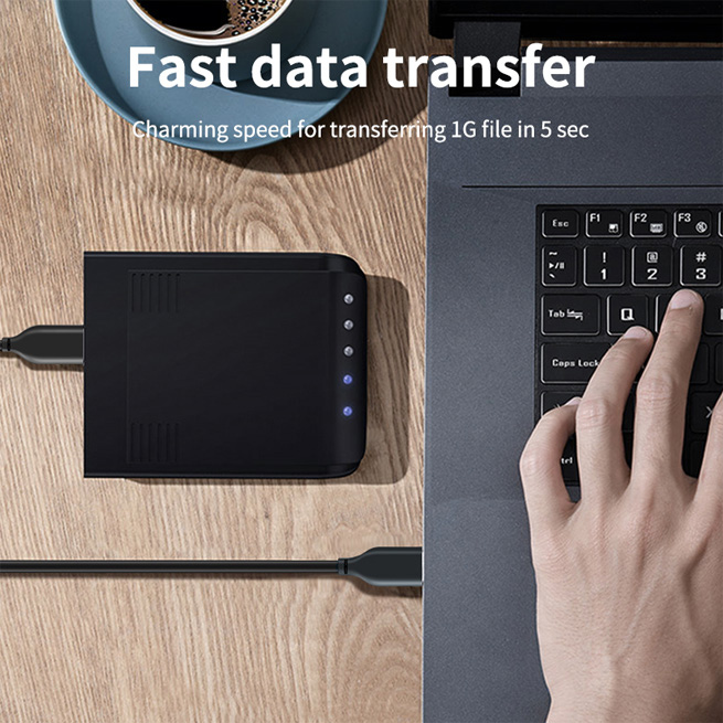 CABLETIME καλώδιο USB-C σε USB CMAMN, 3A, 5Gbps, 2m, μαύρο - Image 2
