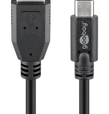 GOOBAY καλώδιο USB σε USB-C 71221, 15W, 5Gbps, 2m, μαύρο