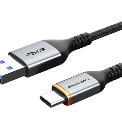 CABLETIME καλώδιο USB-C σε USB CT-AMCMG1, 3A, 5Gbps, 0.5m, μαύρο