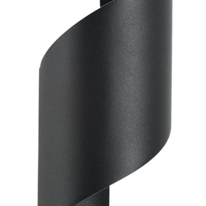 POWERTECH LED φωτιστικό τοίχου HLL-0163, 10W, 4000K, 850lm, IP65, μαύρο