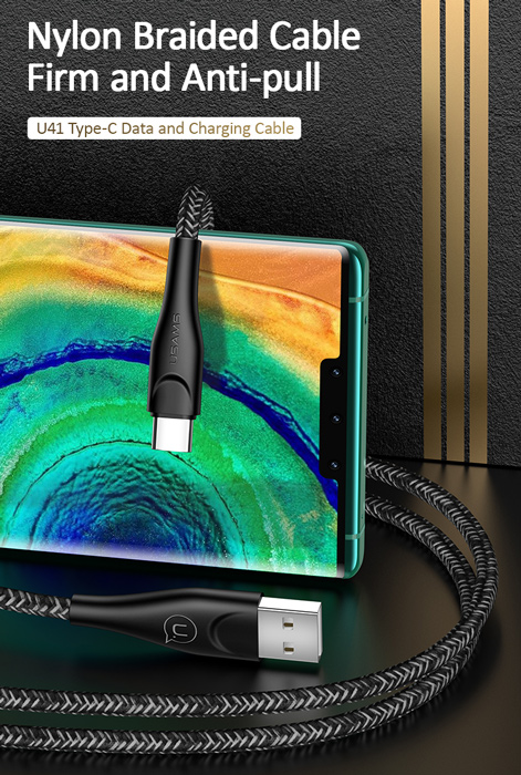 USAMS καλώδιο USB-C σε USB US-SJ392, 2A, 1m, μαύρο - Image 2