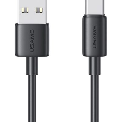 USAMS καλώδιο USB-C σε USB US-SJ708, 3A, 480Mbps, 1m, μαύρο