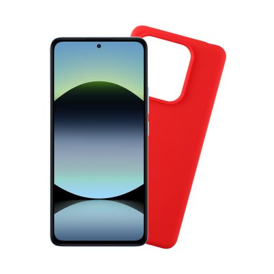 VOLTE-TEL ΘΗΚΗ XIAOMI REDMI NOTE 14 4G 6.67" SILICON TPU CAMERA GUARD RED
