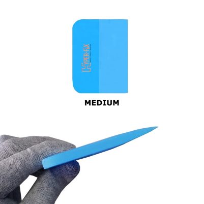 HYPER-FIX ΕΥΚΑΜΠΤΗ ΣΠΑΤΟΥΛΑ ΣΙΛΙΚΟΝΗΣ MEDIUM (10x7,5CM) ΜΠΛΕ