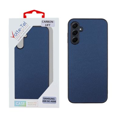 VOLTE-TEL ΘΗΚΗ SAMSUNG A55 5G A556 6.6" CARBON LIFT CAMERA GUARD BLUE