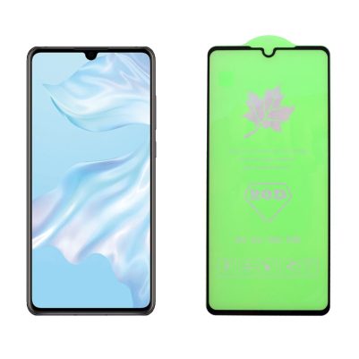 IDOL 1991 TEMPERED GLASS HUAWEI P30 6.1" 9H 0.25mm 20D FULL GLUE SEMI CURVED FINGER UNLOCK BLACK