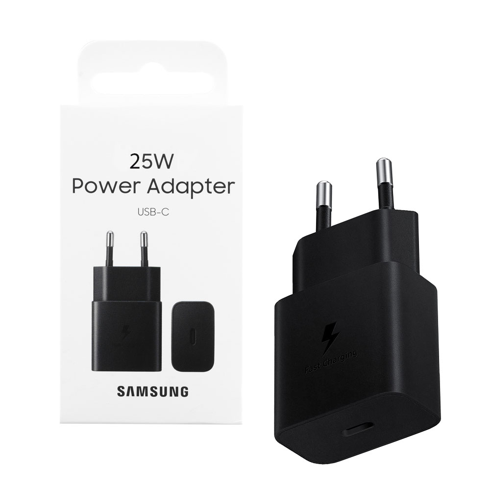 TRAVEL SAMSUNG EP-T2510NBEGEU GAN PD 3.0 TYPE C 5V 3A/9V 2.77A 25W BLACK PACKING OR