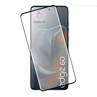 IDOL 1991 TEMPERED GLASS MOTOROLA EDGE 60 5G 6.67" 9H 0.30mm 3D EDGE GLUE SEMI CURVED FINGER UNLOCK BLACK